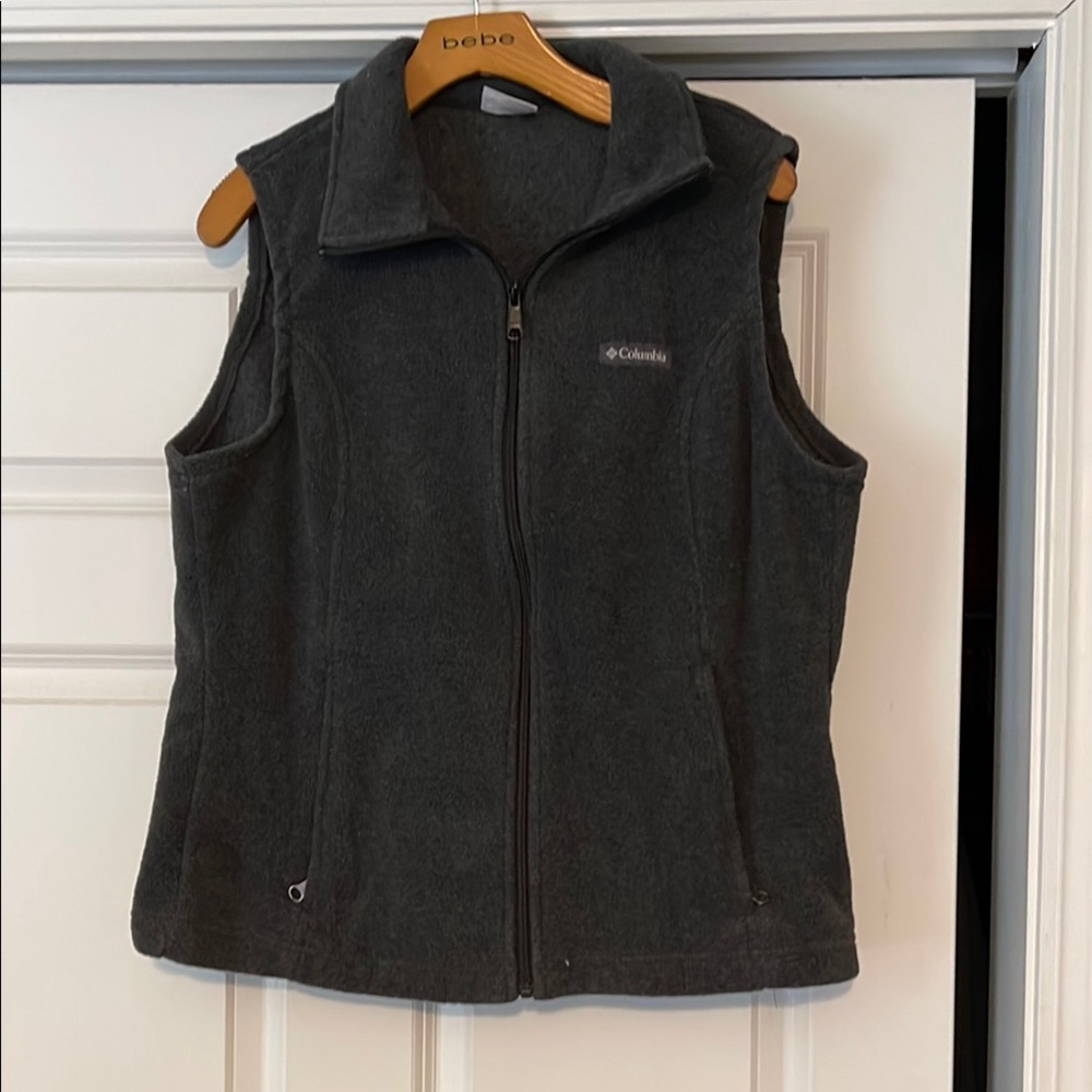 Columbia Gray Fleece Vest